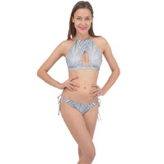 Architecture Building Cross Front Halter Bikini Set by artworkshop