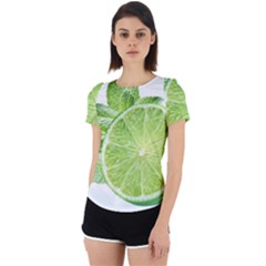 Lemon Clipart Back Cut Out Sport Tee by Jancukart