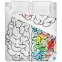 Brain-mind-psychology-idea-drawing Duvet Cover Double Side (California King Size) View2