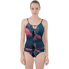 Astronaut-moon-space-nasa-planet Cut Out Top Tankini Set by Jancukart