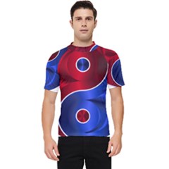 Yin Yang Eastern Asian Philosophy Men s Short Sleeve Rash Guard by Jancukart