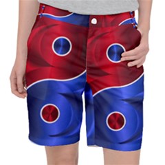 Yin Yang Eastern Asian Philosophy Pocket Shorts by Jancukart