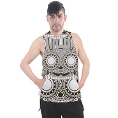 Barong-mask-art-bali Men s Sleeveless Hoodie by Jancukart