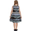 Skull-underwater-diving-skeleton-diving-head Kids  Frill Swing Dress View4