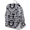 Balinese-art Barong-drawing-bali Top Flap Backpack View1