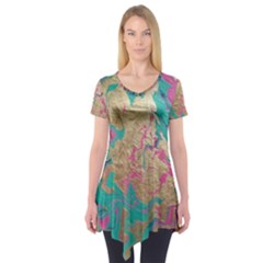 Freedom To Pour Short Sleeve Tunic  by Hayleyboop