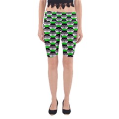Hackers Town Void Mantis Hexagon Agender Agender Info Pride Flag Yoga Cropped Leggings by WetdryvacsLair