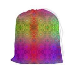 Mirrored Energy Drawstring Pouch (2xl) by Thespacecampers