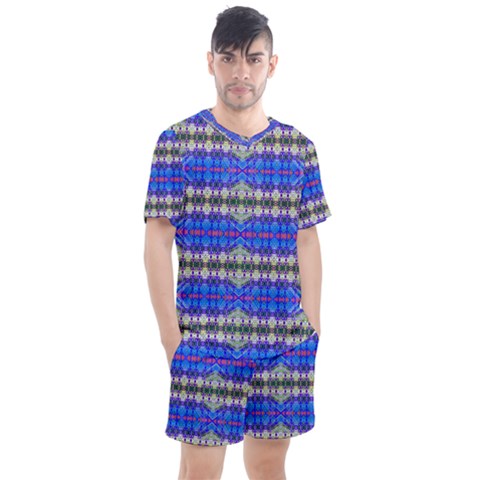 Bluedabadi Men s Mesh Tee And Shorts Set by Thespacecampers