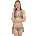 Abstract pattern geometric backgrounds  Tie It Up Bikini Set View1