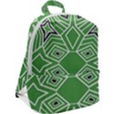 Abstract pattern geometric backgrounds  Zip Up Backpack View2