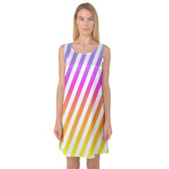 Abstract-lines-mockup-oblique Sleeveless Satin Nightdress by Jancukart