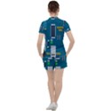 Amphisbaena Two Platform Dtn Node Vector File Women s Tee and Shorts Set View2