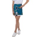 Amphisbaena Two Platform Dtn Node Vector File Kids  Tennis Skirt View1