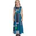 Amphisbaena Two Platform Dtn Node Vector File Kids  Satin Sleeveless Maxi Dress View1