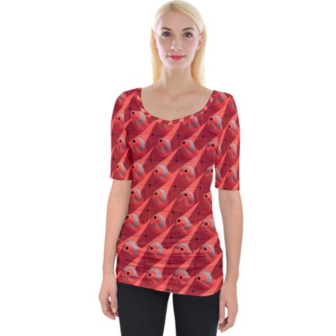 Sculpture-art-traffic-cones-plastic Wide Neckline Tee by Jancukart