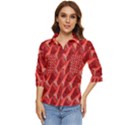 Sculpture-art-traffic-cones-plastic Women s Quarter Sleeve Pocket Shirt View1