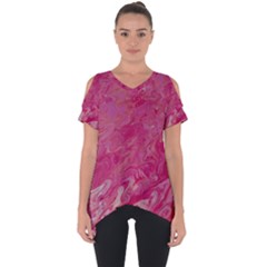 My Pour Cup Painting 1 Cbdoilprincess  Cut Out Side Drop Tee by CBDOilPrincess1