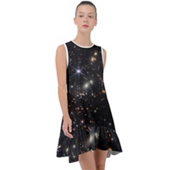 James Webb Space Telescope Deep Field Frill Swing Dress by PodArtist