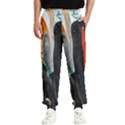 Art-modern-painting-background Men s Elastic Waist Pants View1