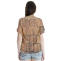  Wallpaper Architecture V-Neck Flutter Sleeve Top View2