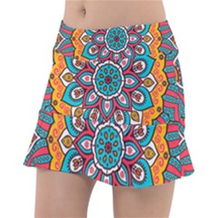 Mandala Spirit Classic Tennis Skirt by zappwaits