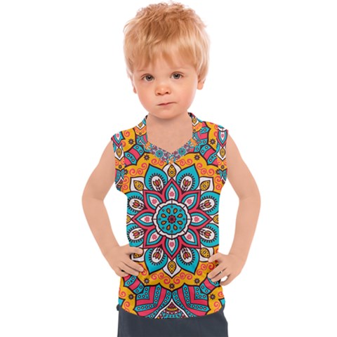 Mandala Spirit Kids  Sport Tank Top by zappwaits