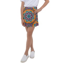 Mandala Spirit Kids  Tennis Skirt by zappwaits