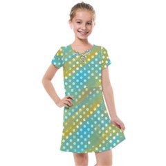 Abstract-polkadot 01 Kids  Cross Web Dress by nate14shop