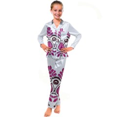 Im Fourth Dimension Colour 2 Kid s Satin Long Sleeve Pajamas Set by imanmulyana