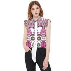 Im Fourth Dimension Colour 2 Frill Detail Shirt by imanmulyana