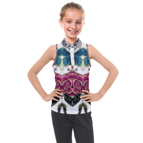 Im Fourth Dimension Colour 14 Kids  Sleeveless Polo Tee by imanmulyana