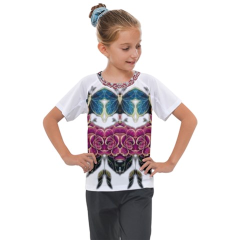 Im Fourth Dimension Colour 14 Kids  Mesh Piece Tee by imanmulyana