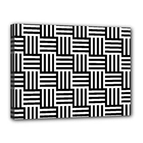 Basket Canvas 16  X 12  (stretched) by nateshop