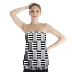Basket Strapless Top by nateshop