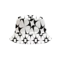 Star-white Triangle Bucket Hat (kids) by nateshop