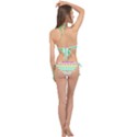 Ribbons Sequins Embellishment Cross Front Halter Bikini Set View2