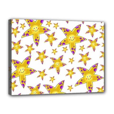Isolated Transparent Starfish Canvas 16  X 12  (stretched) by Sapixe