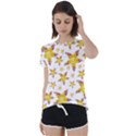 Isolated Transparent starfish Short Sleeve Foldover Tee View1