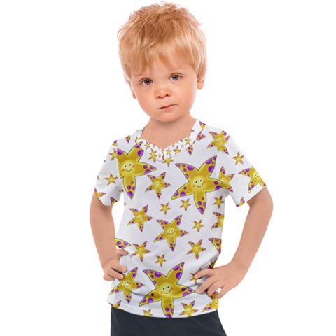 Isolated Transparent Starfish Kids  Sports Tee by Sapixe