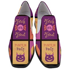 Halloween Cute Cartoon Women Slip On Heel Loafers by Sapixe