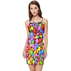 Candy Summer Tie Front Dress by nateshop