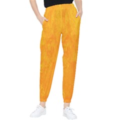 Background-yellow Tapered Pants by nateshop