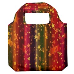 Background Stars Pattern Wallpaper Christmas Premium Foldable Grocery Recycle Bag by artworkshop