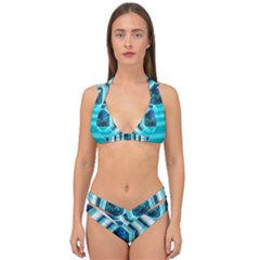 Space Ship Sci Fi Fantasy Science Double Strap Halter Bikini Set by Jancukart