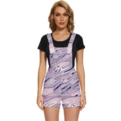 Background Light Abstract Texture Short Overalls by Amaryn4rt