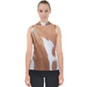 Horse Coat Animal Equine Mock Neck Shell Top View1