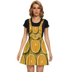 Orange Slices Cross Sections Pattern Apron Dress by artworkshop