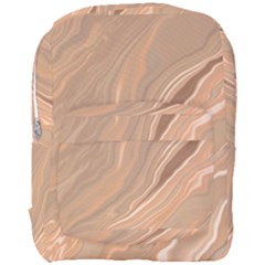 Abstract Marble Effect Earth Stone Texture Full Print Backpack by Wegoenart