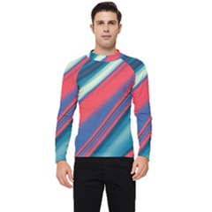Illustration Background Abstract Pattern Texture Men s Long Sleeve Rash Guard by Wegoenart
